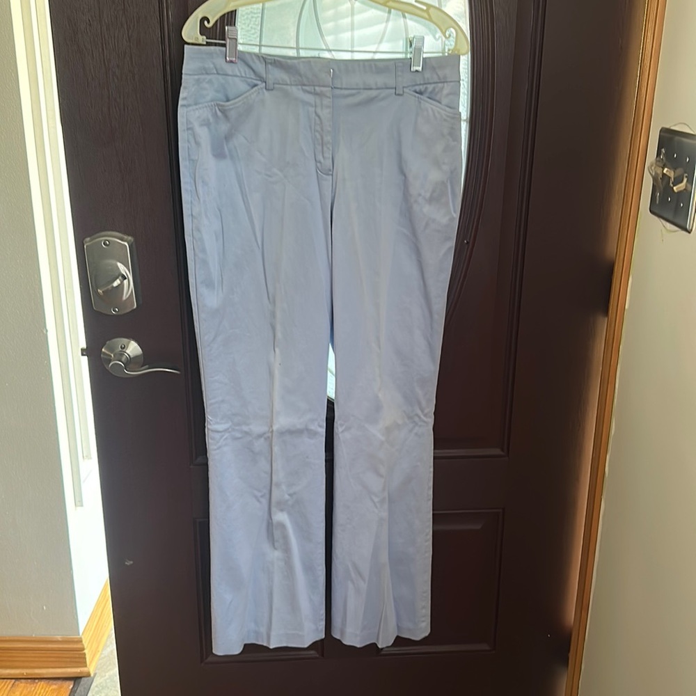 Slightly worn sky, blue, New York and Company women’s trouser size 12